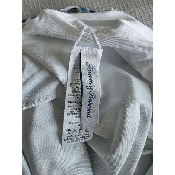 TOMMY BAHAMA Palm Modern Leopard-Print One-Piece Swimsuit SIZE 6 - Picture 6 of 6